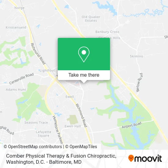 Comber Physical Therapy & Fusion Chiropractic map