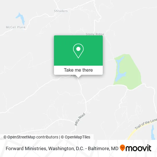 Forward Ministries map