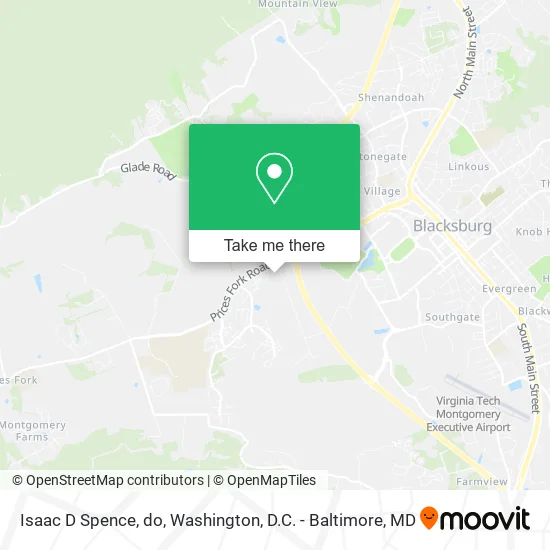Isaac D Spence, do map