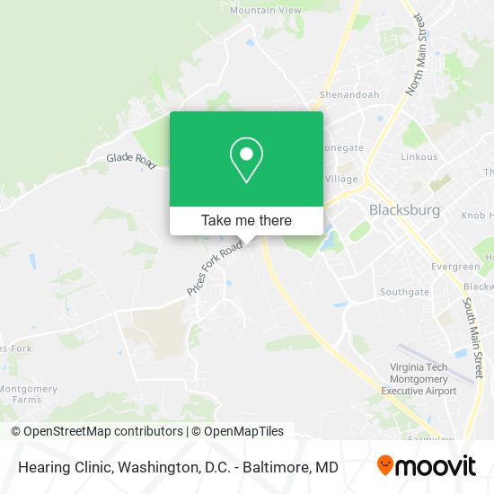 Hearing Clinic map