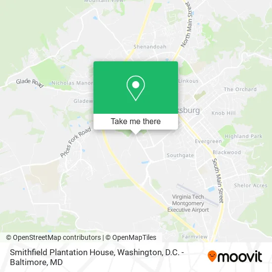 Mapa de Smithfield Plantation House