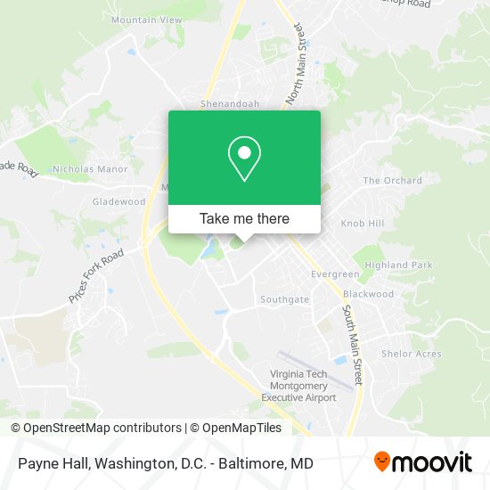Payne Hall map