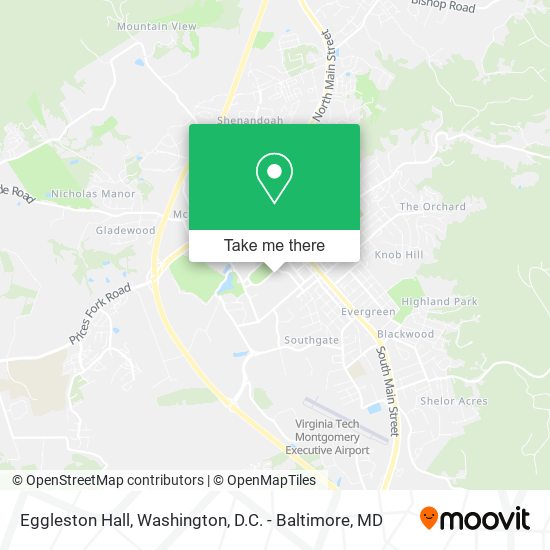 Eggleston Hall map