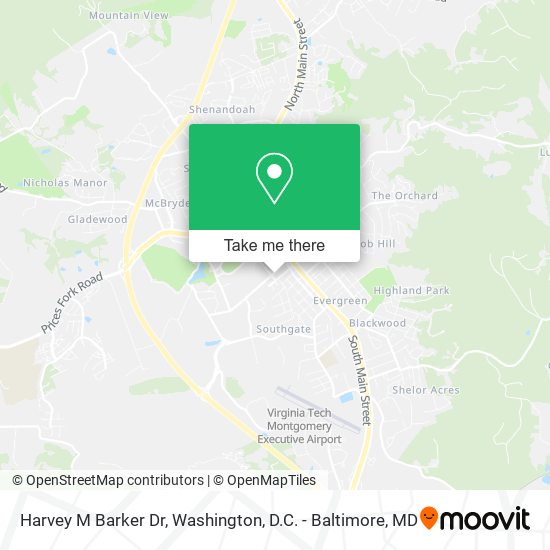 Mapa de Harvey M Barker Dr
