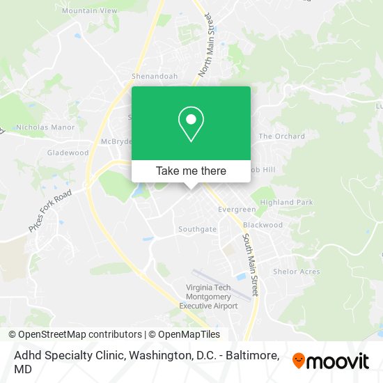 Adhd Specialty Clinic map