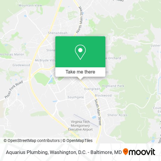 Aquarius Plumbing map