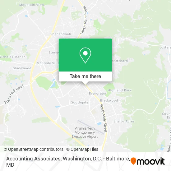 Accounting Associates map