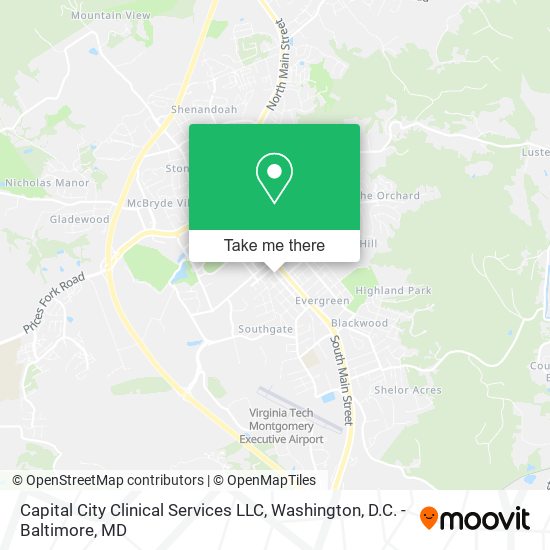 Capital City Clinical Services LLC map