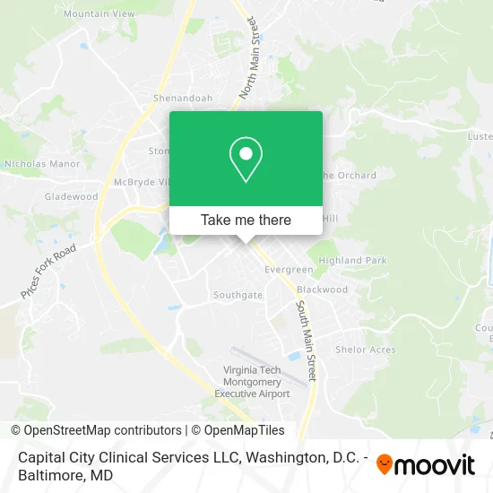 Capital City Clinical Services LLC map