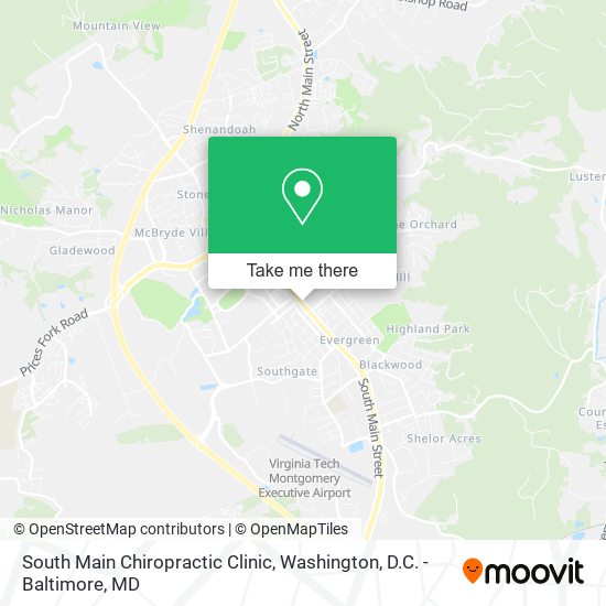 Mapa de South Main Chiropractic Clinic