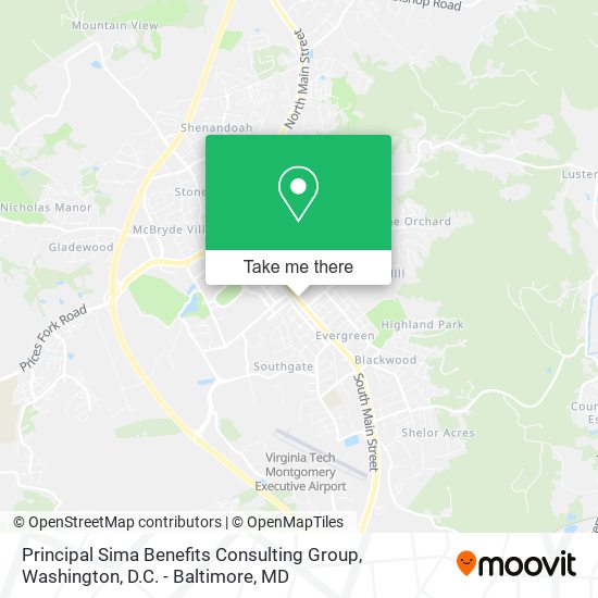 Mapa de Principal Sima Benefits Consulting Group