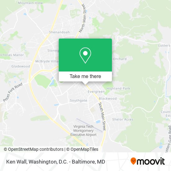 Ken Wall map