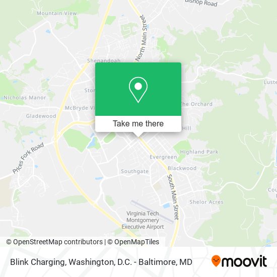 Mapa de Blink Charging