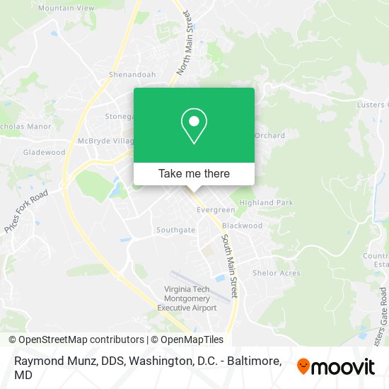 Mapa de Raymond Munz, DDS