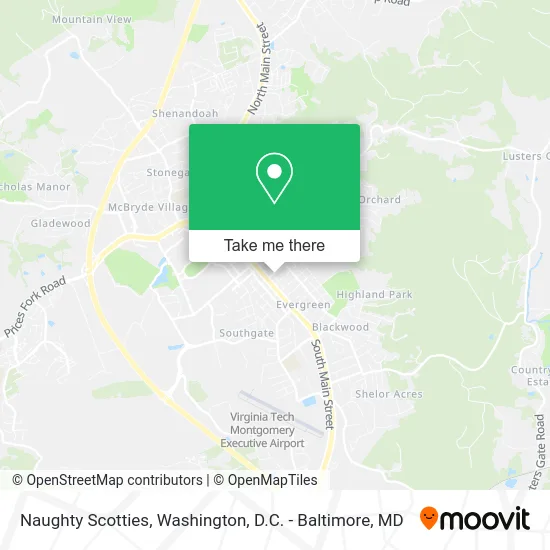 Naughty Scotties map