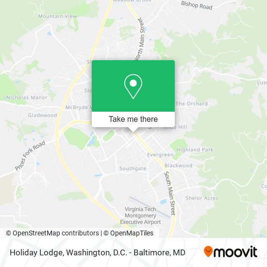 Holiday Lodge map