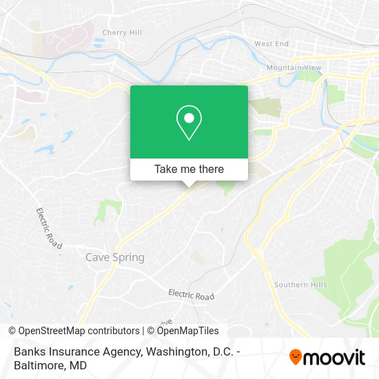 Banks Insurance Agency map