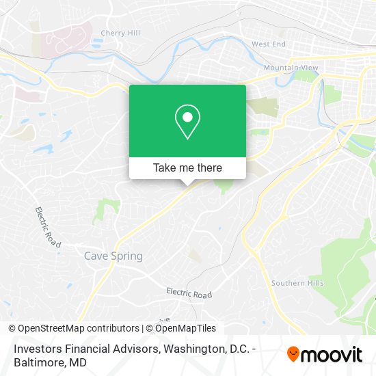 Investors Financial Advisors map