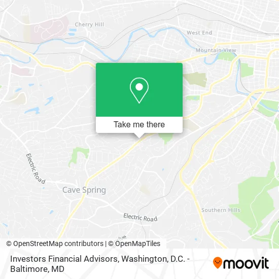 Investors Financial Advisors map