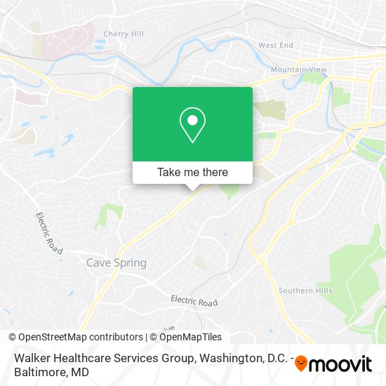 Walker Healthcare Services Group map
