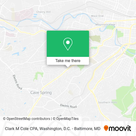 Clark M Cole CPA map