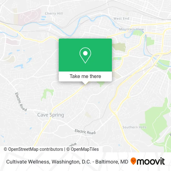 Cultivate Wellness map