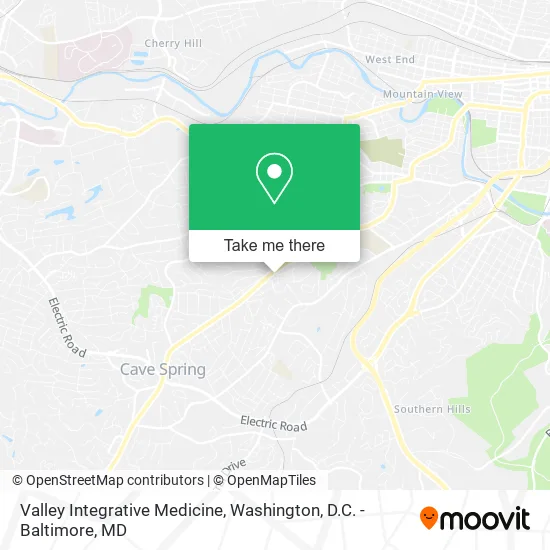 Valley Integrative Medicine map