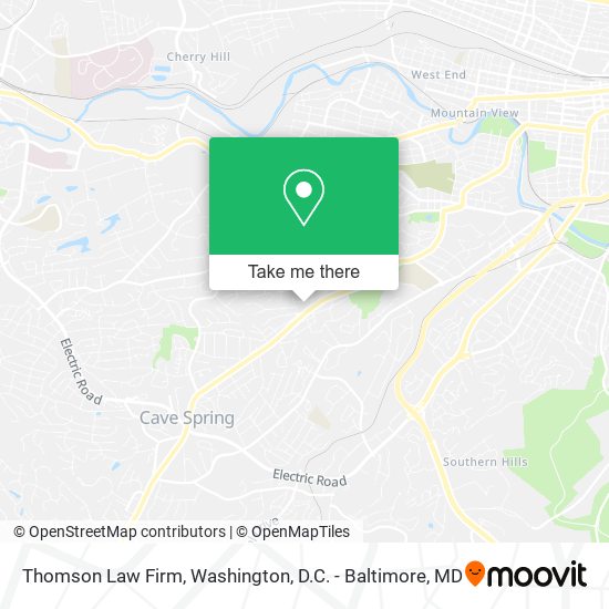 Thomson Law Firm map