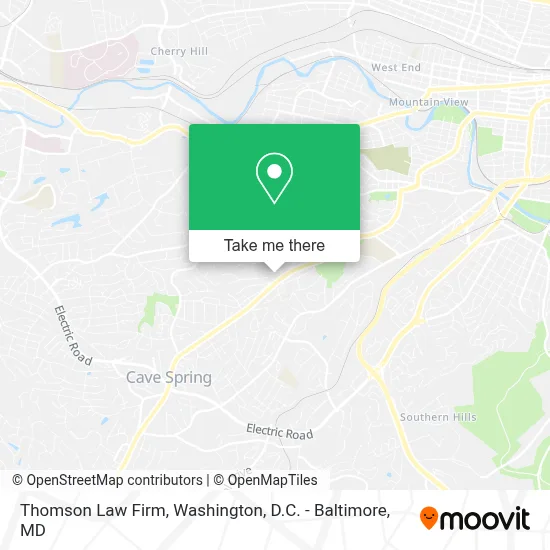 Thomson Law Firm map