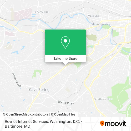 Revnet Internet Services map