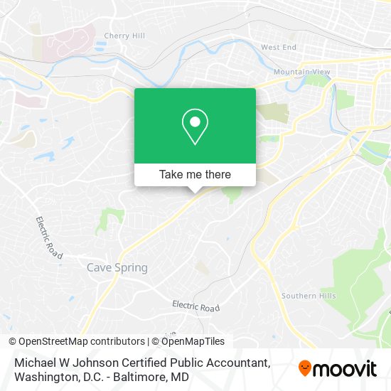 Michael W Johnson Certified Public Accountant map