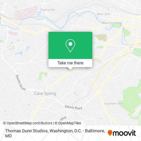 Mapa de Thomas Dunn Studios