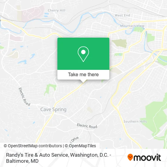 Randy's Tire & Auto Service map