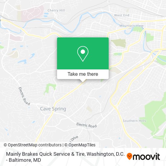 Mainly Brakes Quick Service & Tire map