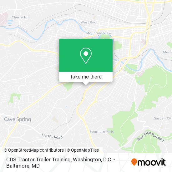 CDS Tractor Trailer Training map