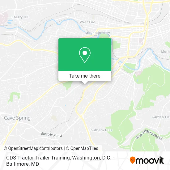 CDS Tractor Trailer Training map
