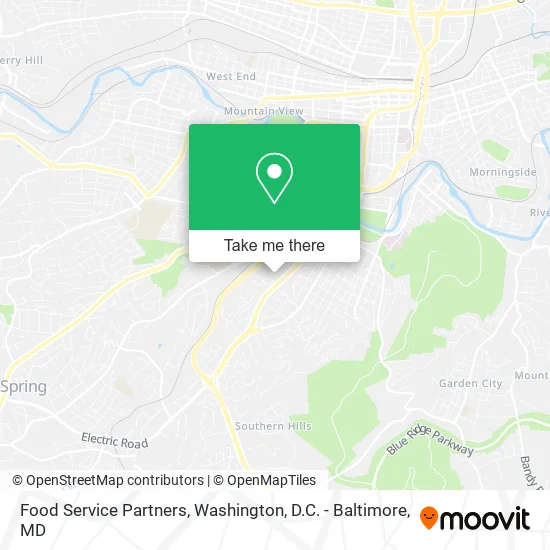 Food Service Partners map