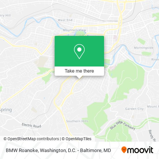 BMW Roanoke map