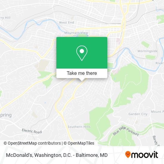 McDonald's map