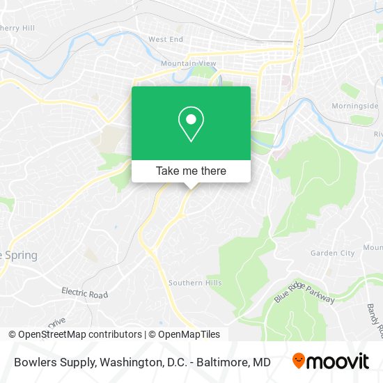 Bowlers Supply map