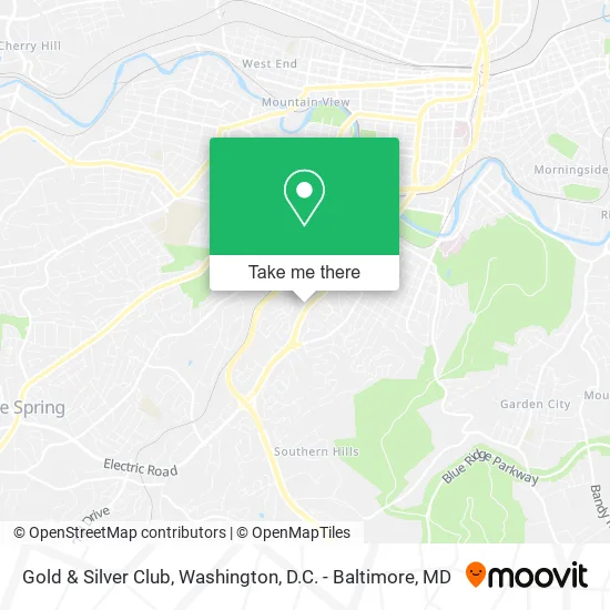 Gold & Silver Club map