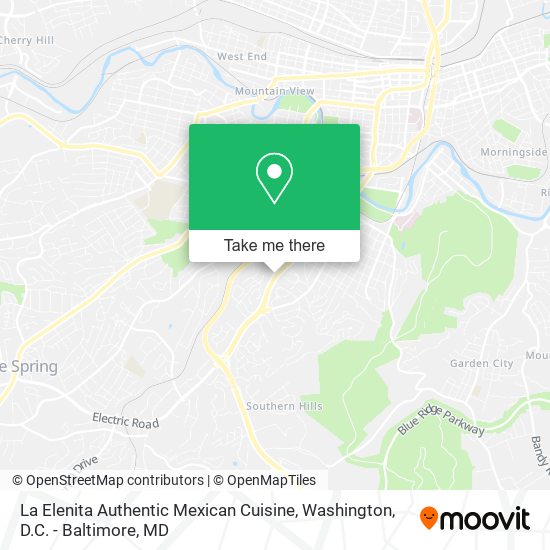 La Elenita Authentic Mexican Cuisine map
