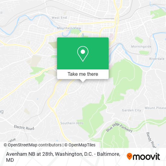Avenham NB at 28th map