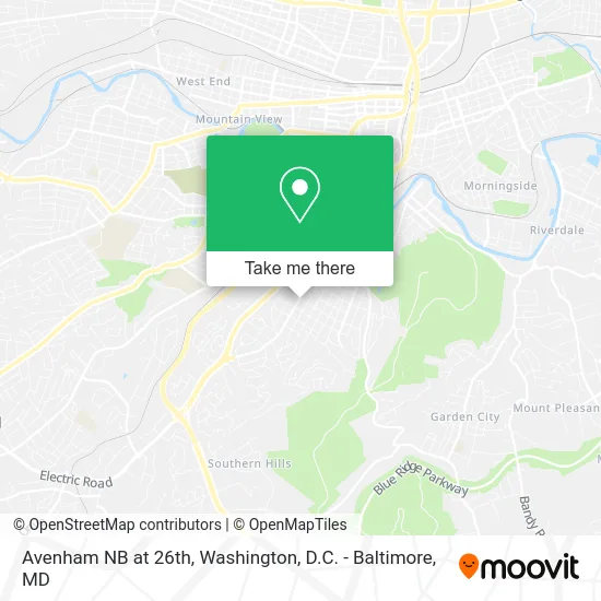 Avenham NB at 26th map
