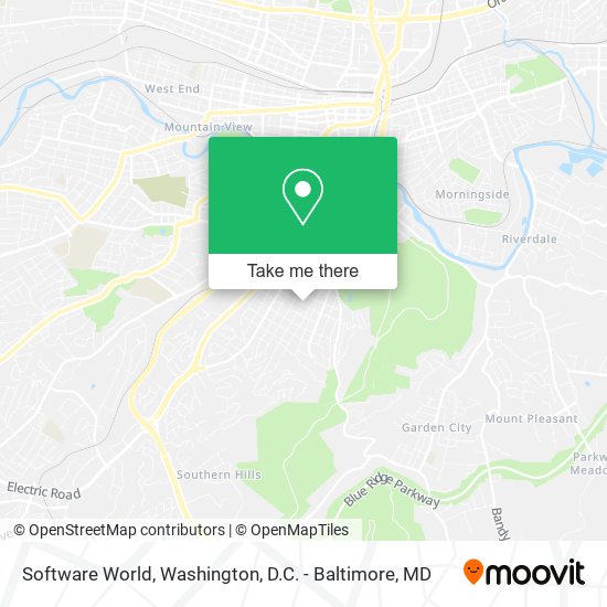 Software World map