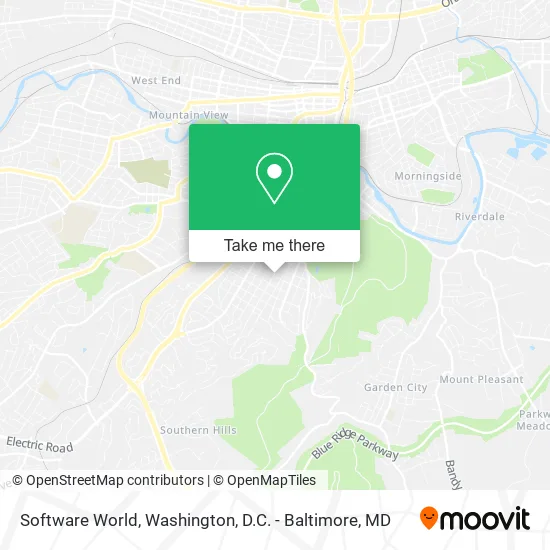 Software World map