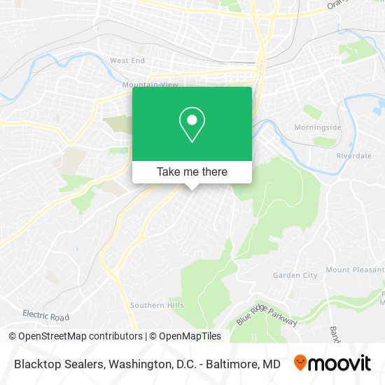 Blacktop Sealers map