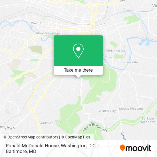 Ronald McDonald House map