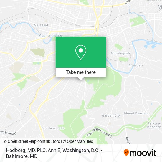 Hedberg, MD, PLC, Ann E map