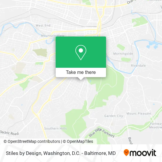 Stiles by Design map